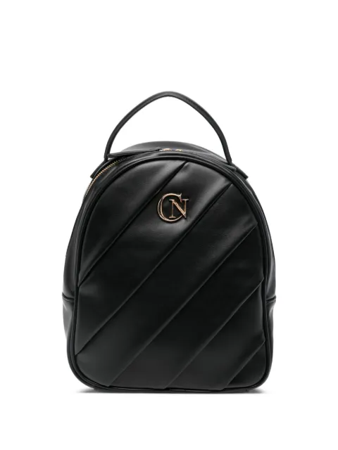 CAFèNOIR mochila capitonada con detalle del logo