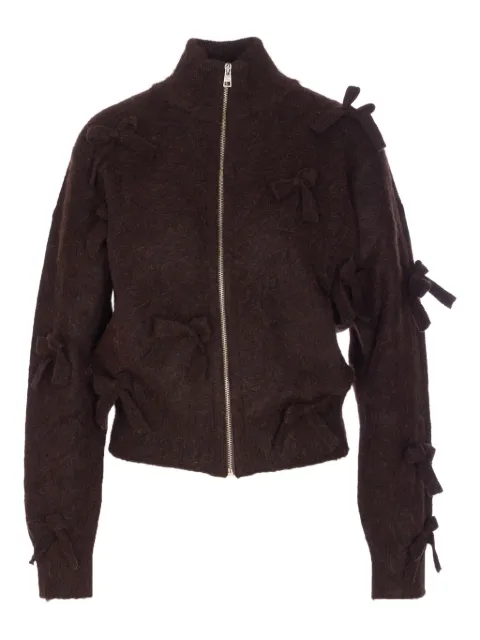 Aniye By bow-detail zip-front jacket