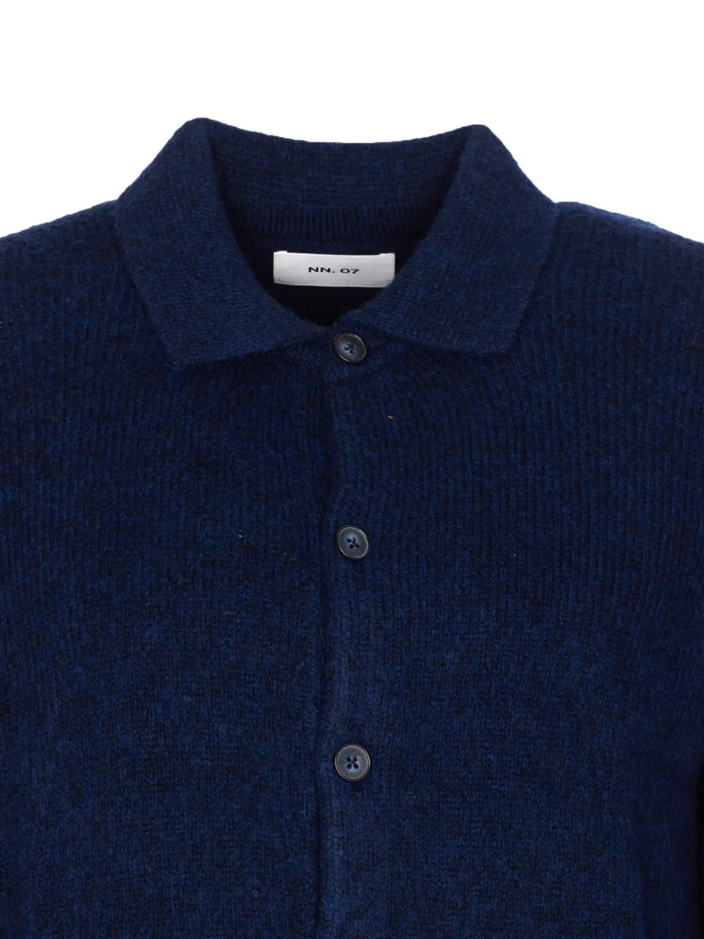 Nn07 V-neck Long Sleeve Knitwear Embroidery In Blue