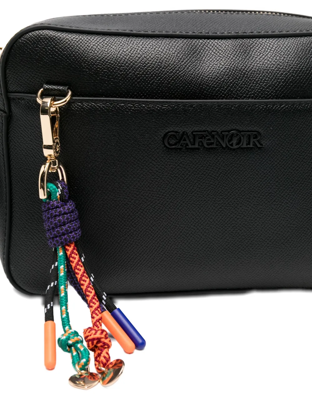 Cafènoir Tassel-detail Shoulder Bag In Black