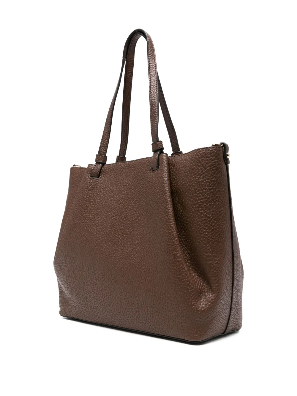 Cafènoir Padlock Chain Tote Bag In Brown