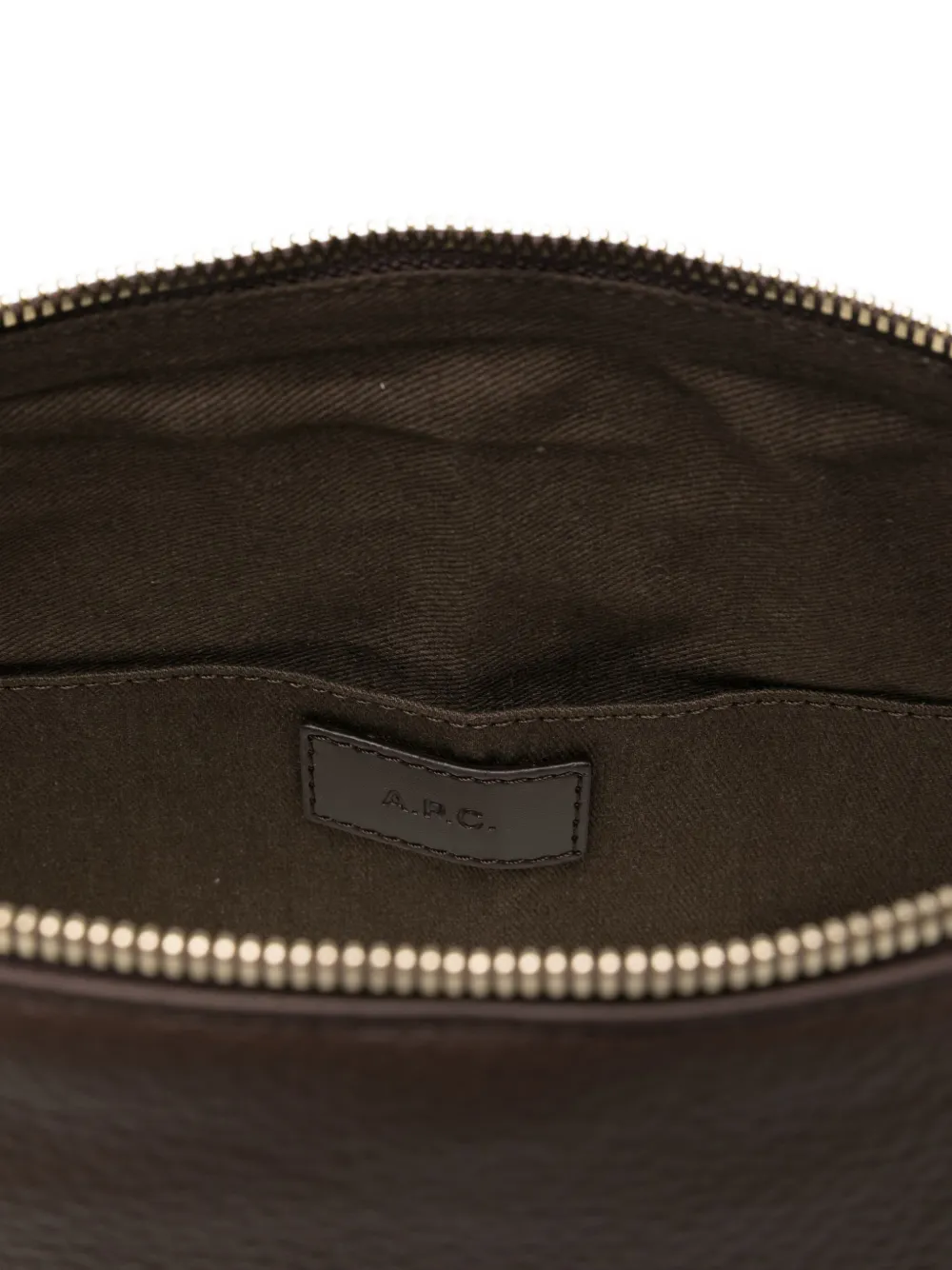 A.P.C. Vera leren shopper Bruin