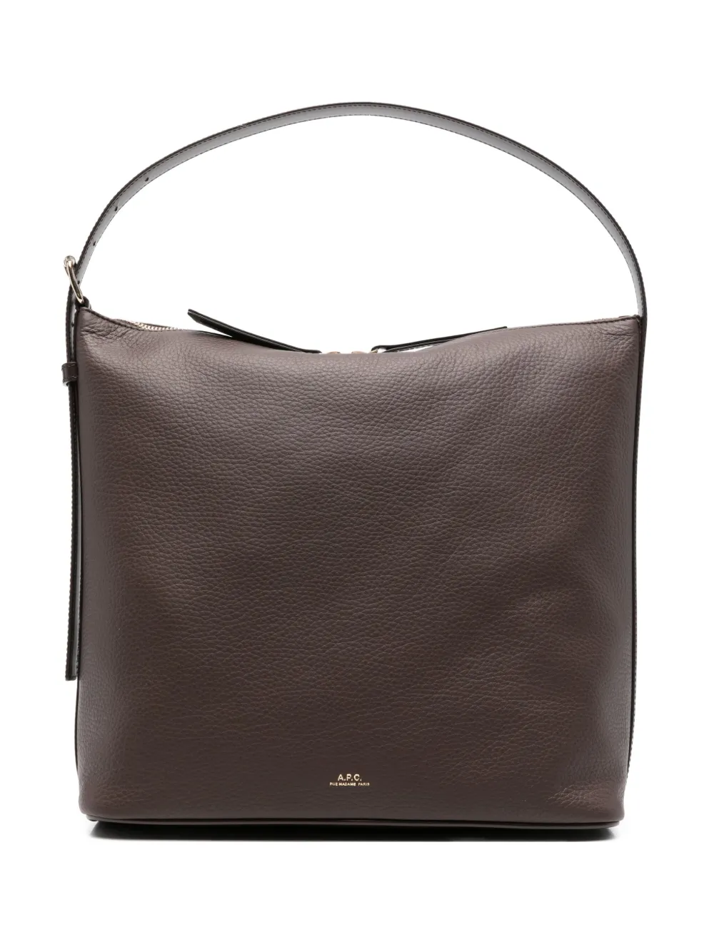 A.P.C. Vera leather tote bag - ブラウン A.P.C. Vera leather tote bag - ブラウン