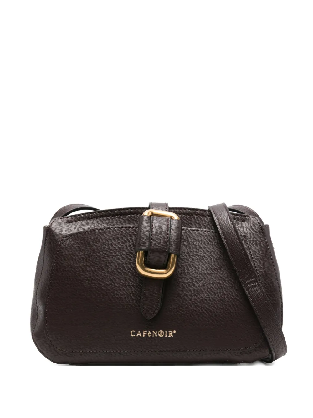 Cafènoir Buckle-fastening Cross Body Bag In Brown
