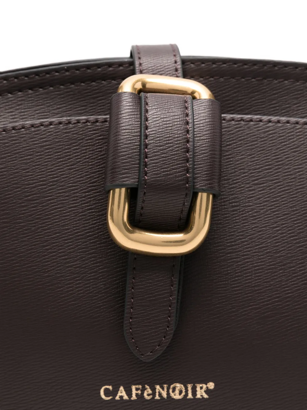 Cafènoir Buckle-fastening Cross Body Bag In Brown