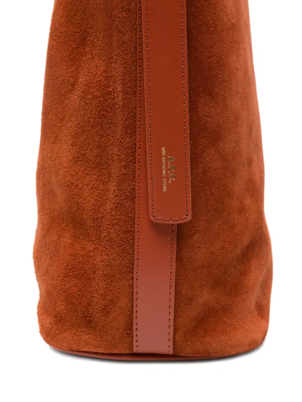 A.P.C. Vera Suede Tote Bag | Brown | FARFETCH