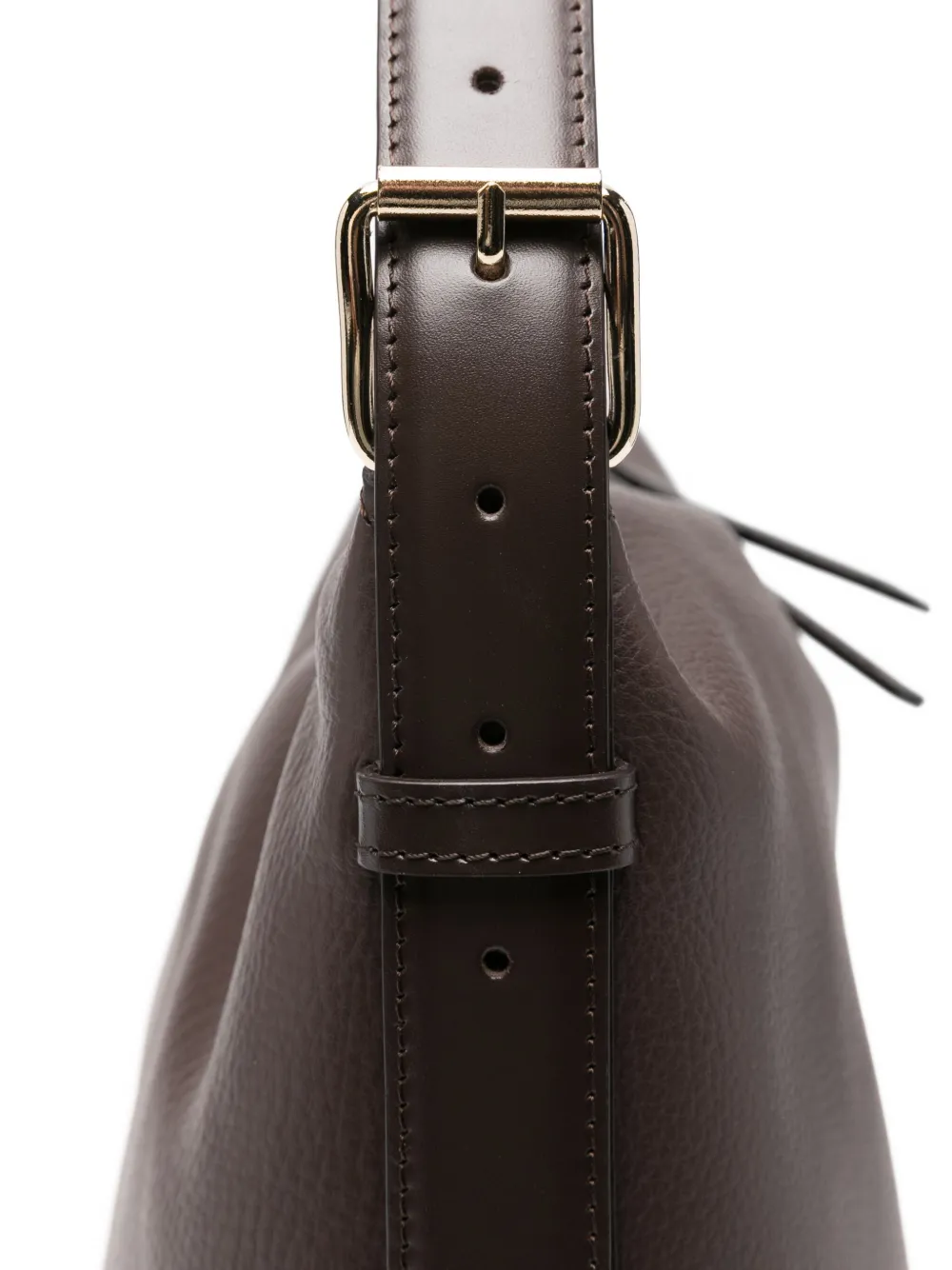 A.P.C. Vera leren shopper Bruin