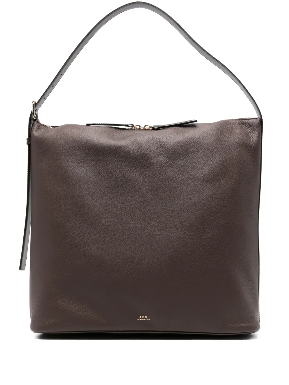 A.P.C. Vera leather tote bag - ブラウン A.P.C. Vera leather tote bag - ブラウン