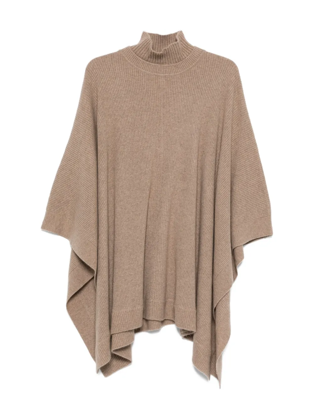 Max Mara funnel-neck poncho - ニュートラル Max Mara funnel-neck poncho - ニュートラル