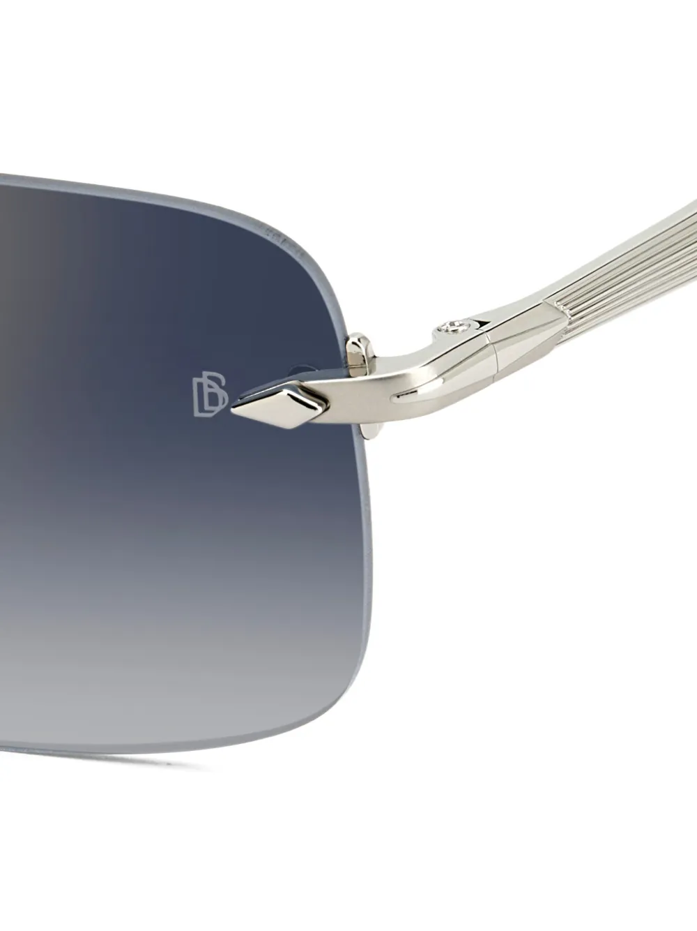 Eyewear by David Beckham Zonnebril met randloze montuur Zilver