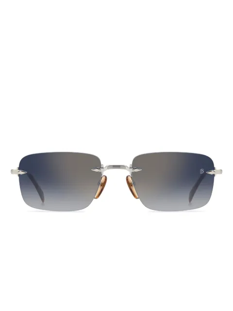 Eyewear by David Beckham rimless sunglasses