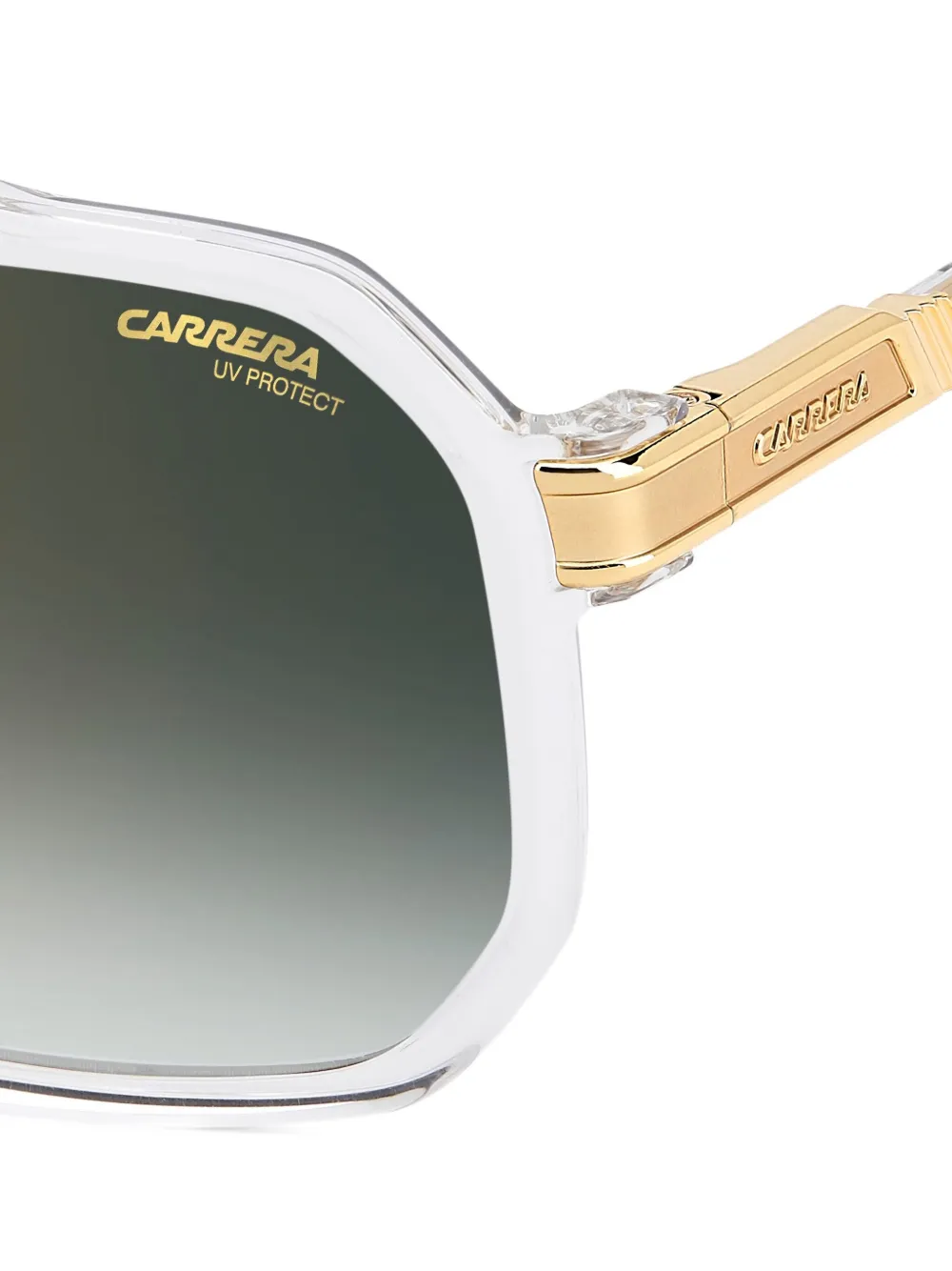 Carrera Zonnebril met vierkant montuur Wit