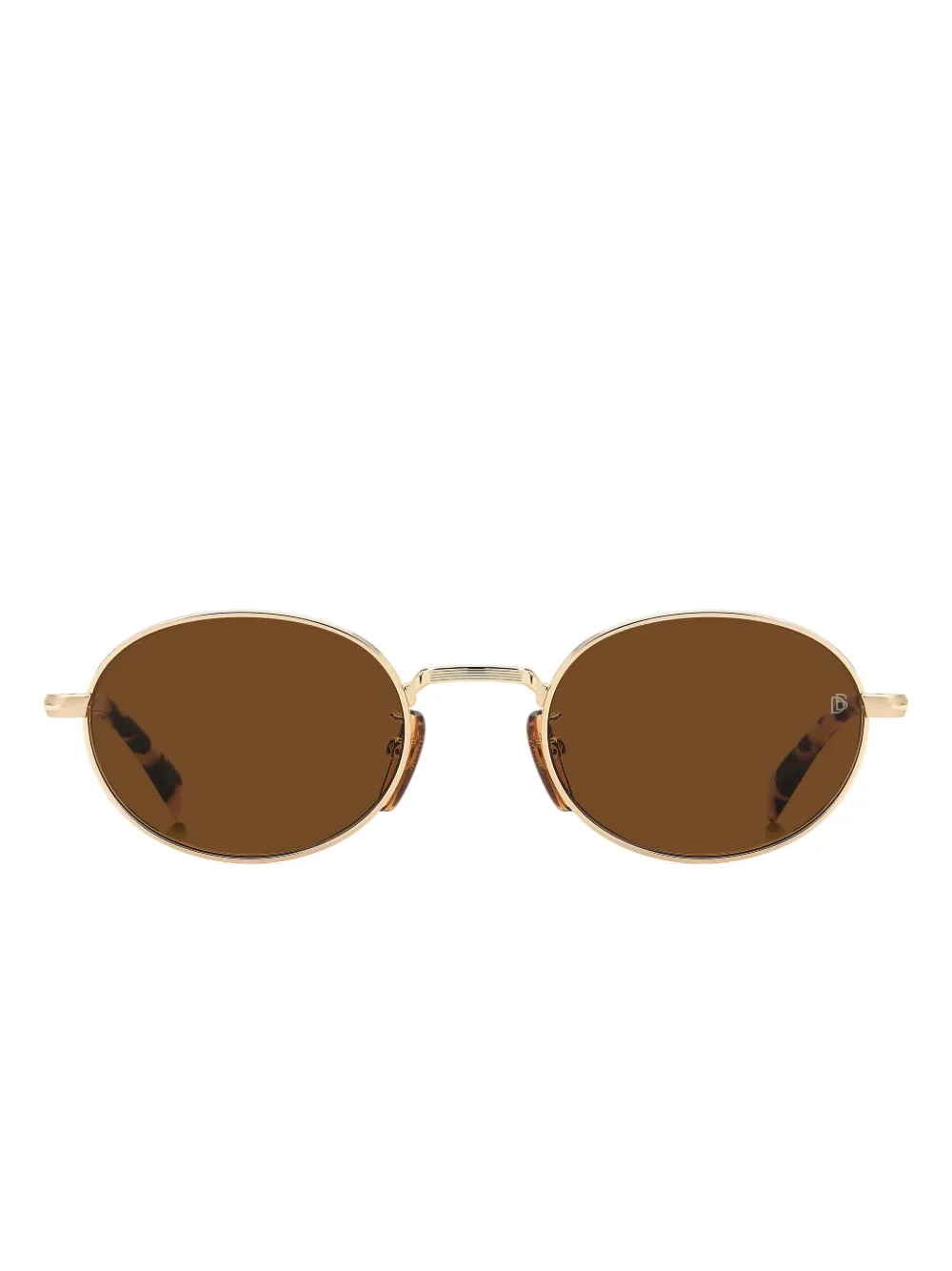 Eyewear by David Beckham round-frame sunglasses | Gold | Image 1