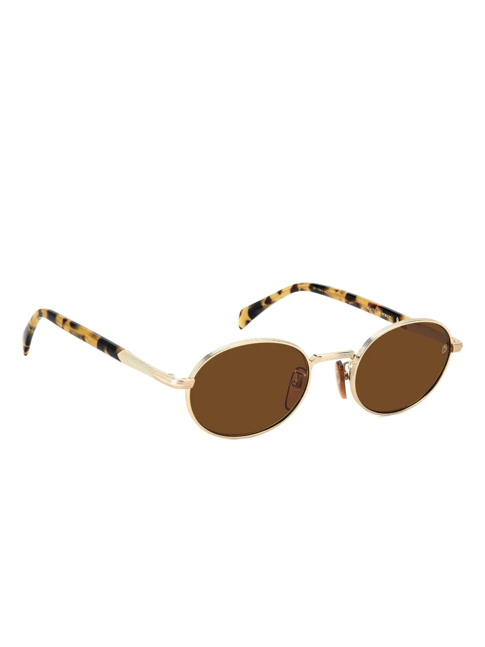 Eyewear by David Beckham Zonnebril met rond montuur Goud