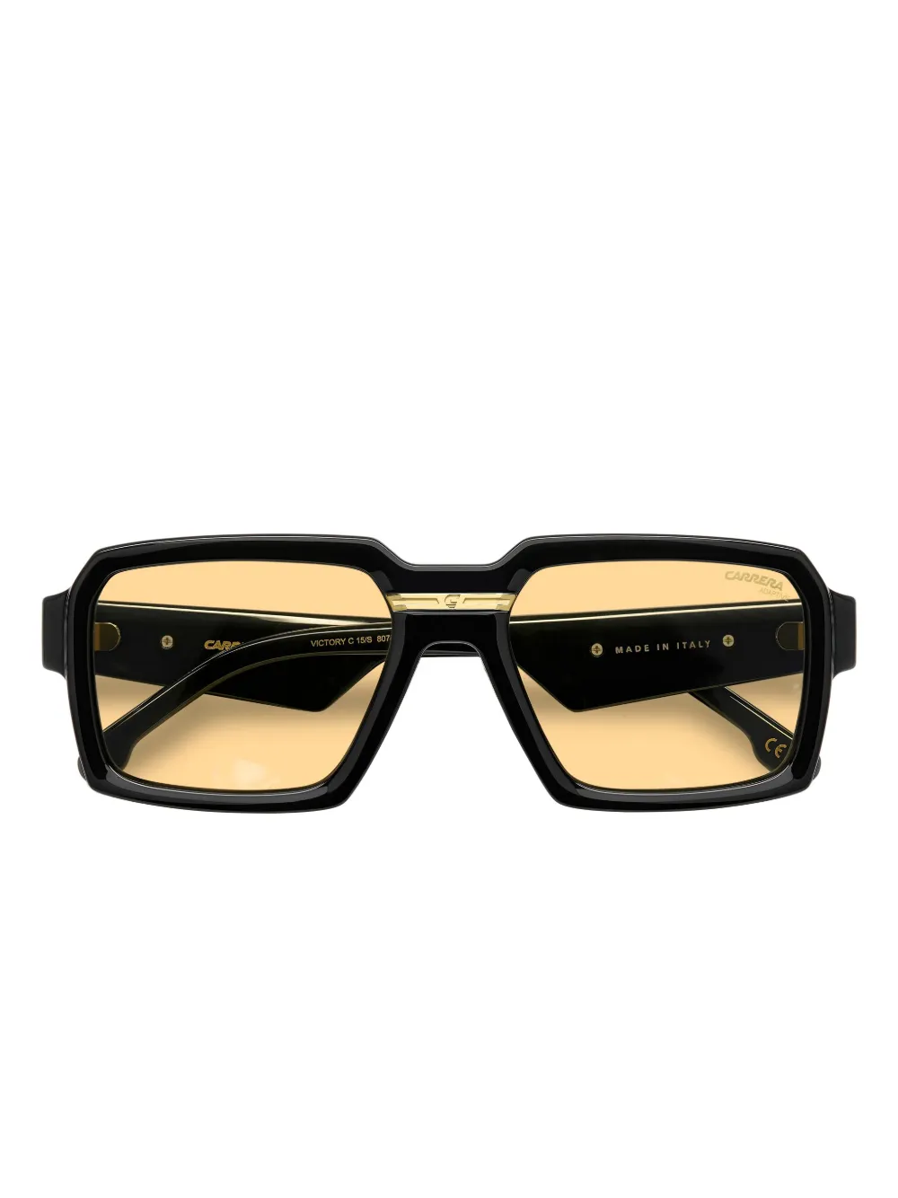 Carrera Zonnebril met vierkant montuur Zwart