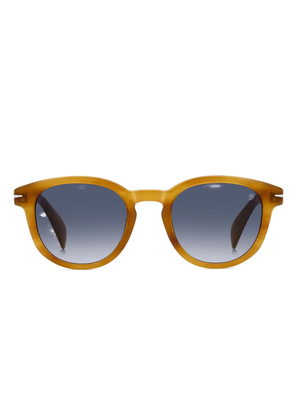 Eyewear by David Beckham round-frame sunglasses | Yellow | Image 1
