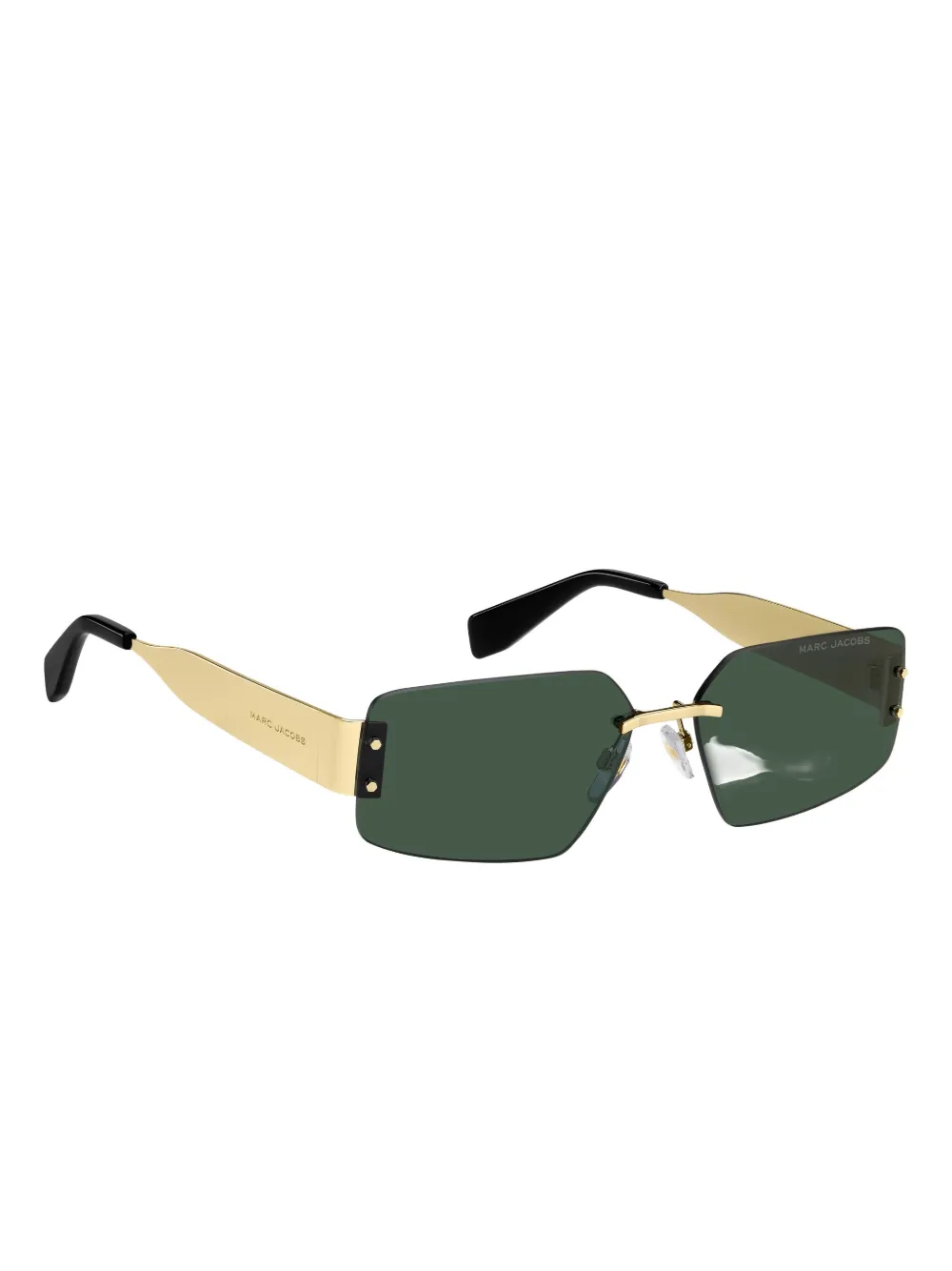 Marc Jacobs Rectangle-frame Sunglasses In Black