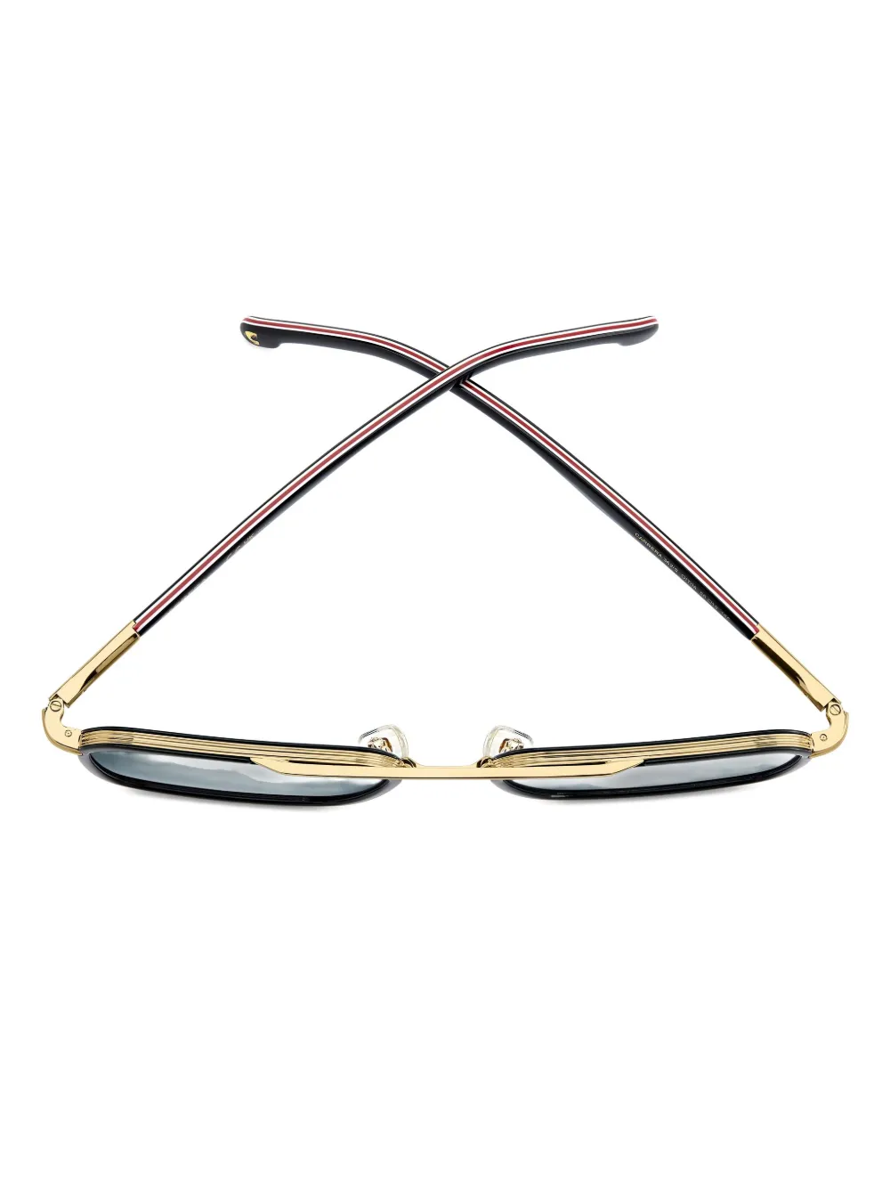 Carrera Zonnebril met vierkant montuur Goud