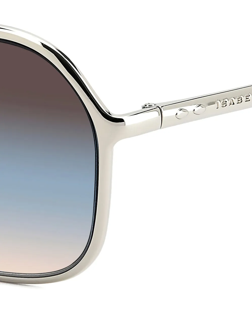 Isabel Marant Eyewear Geometric-frame Sunglasses In Metallic
