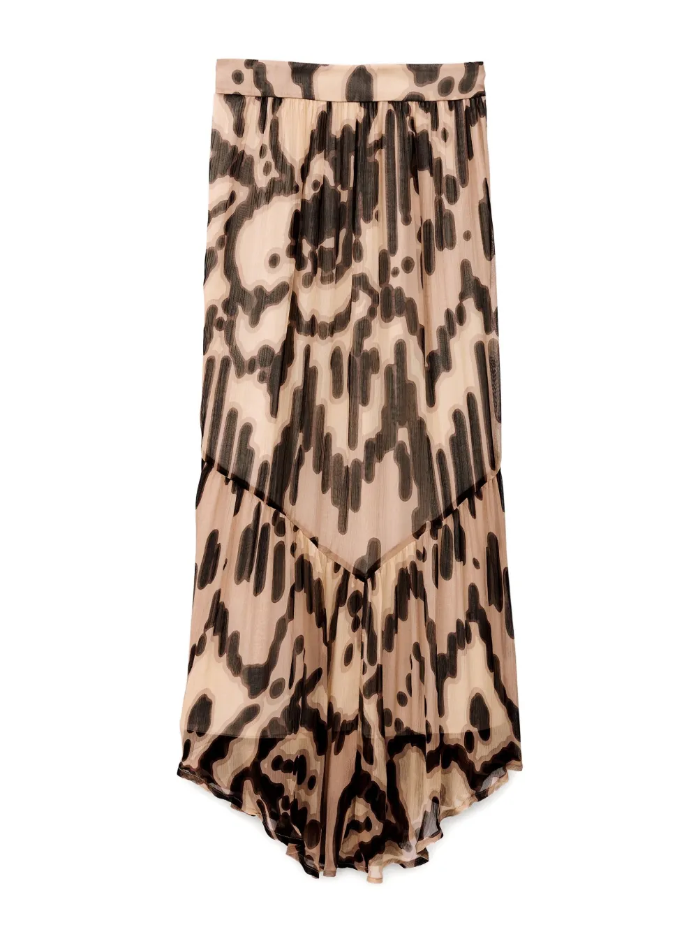 Ba&sh Aley Printed Maxi Skirt In Neutral