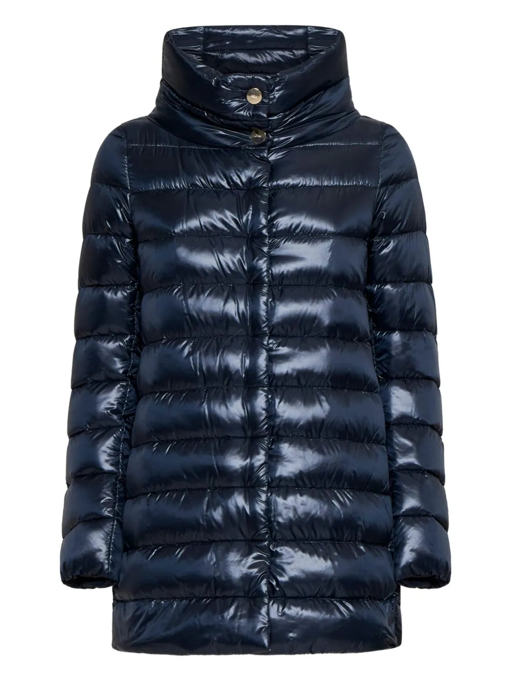 Herno Amelia quilted high-neck coat | Blue | Image 1
