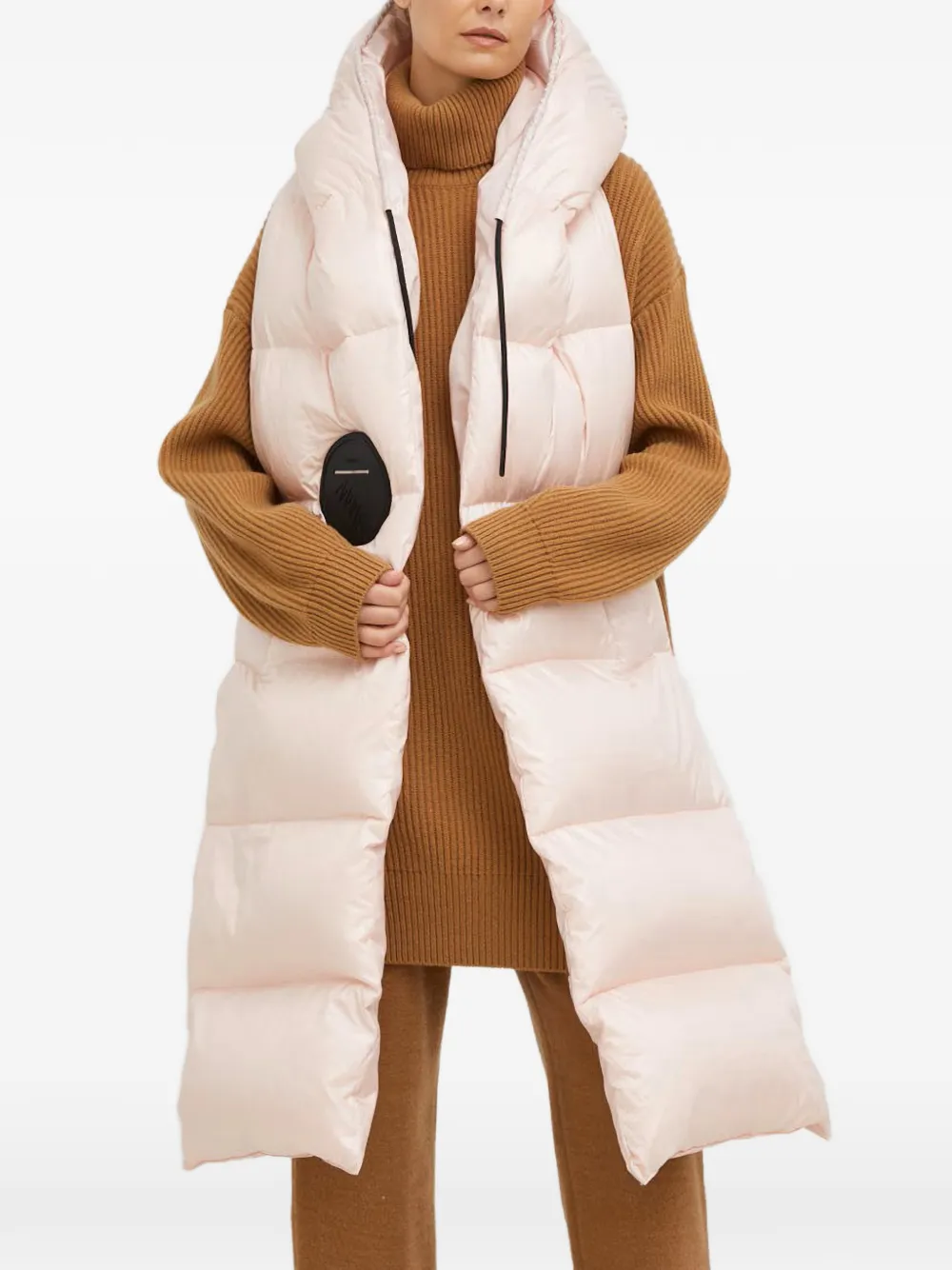 MMC STUDIO padded scarf - Rosa