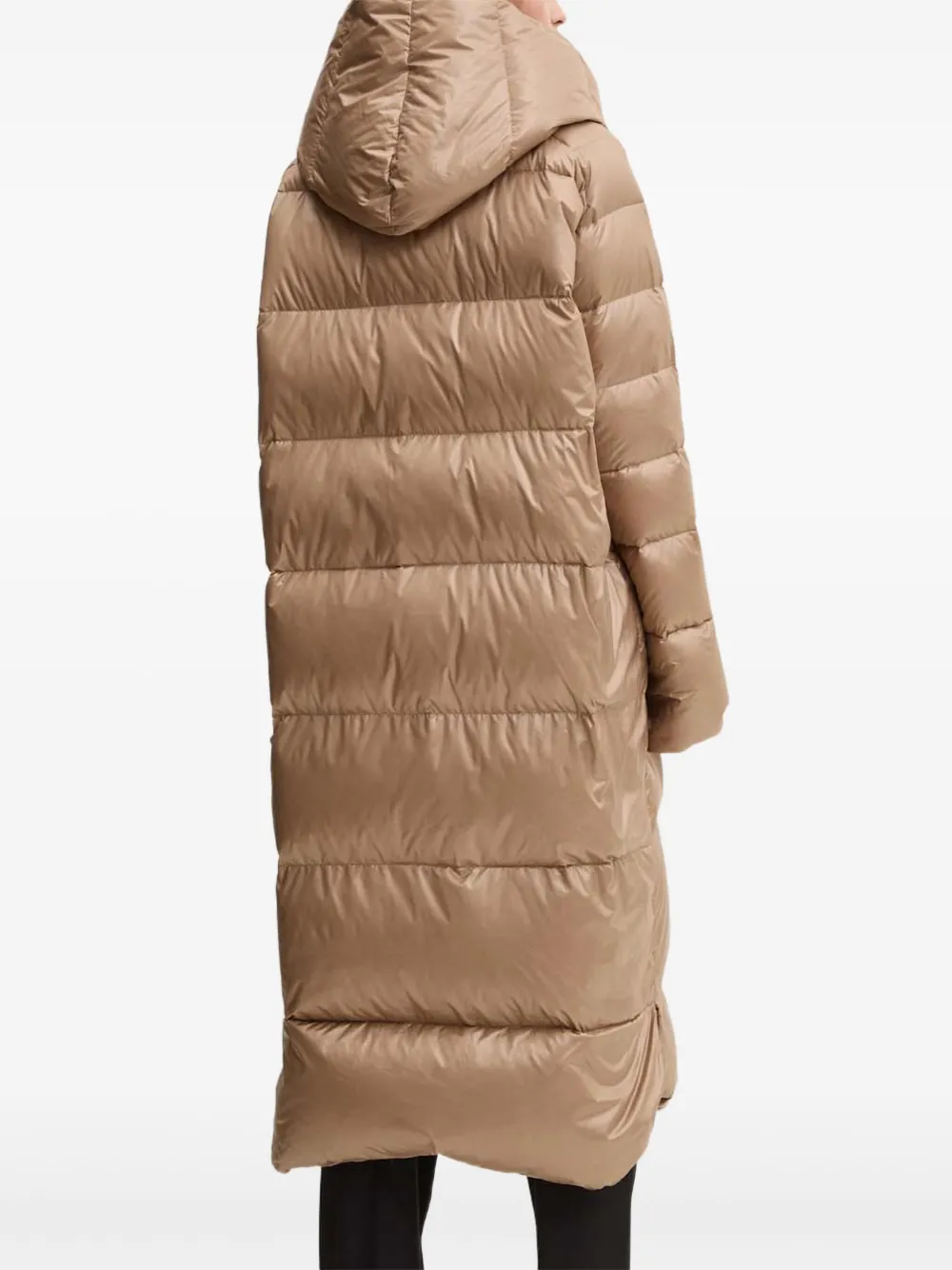 Mmc Studio Mila's Hooded Padded Coat In Neutral