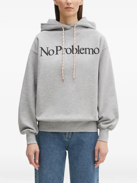 Aries hoodie con logo estampado