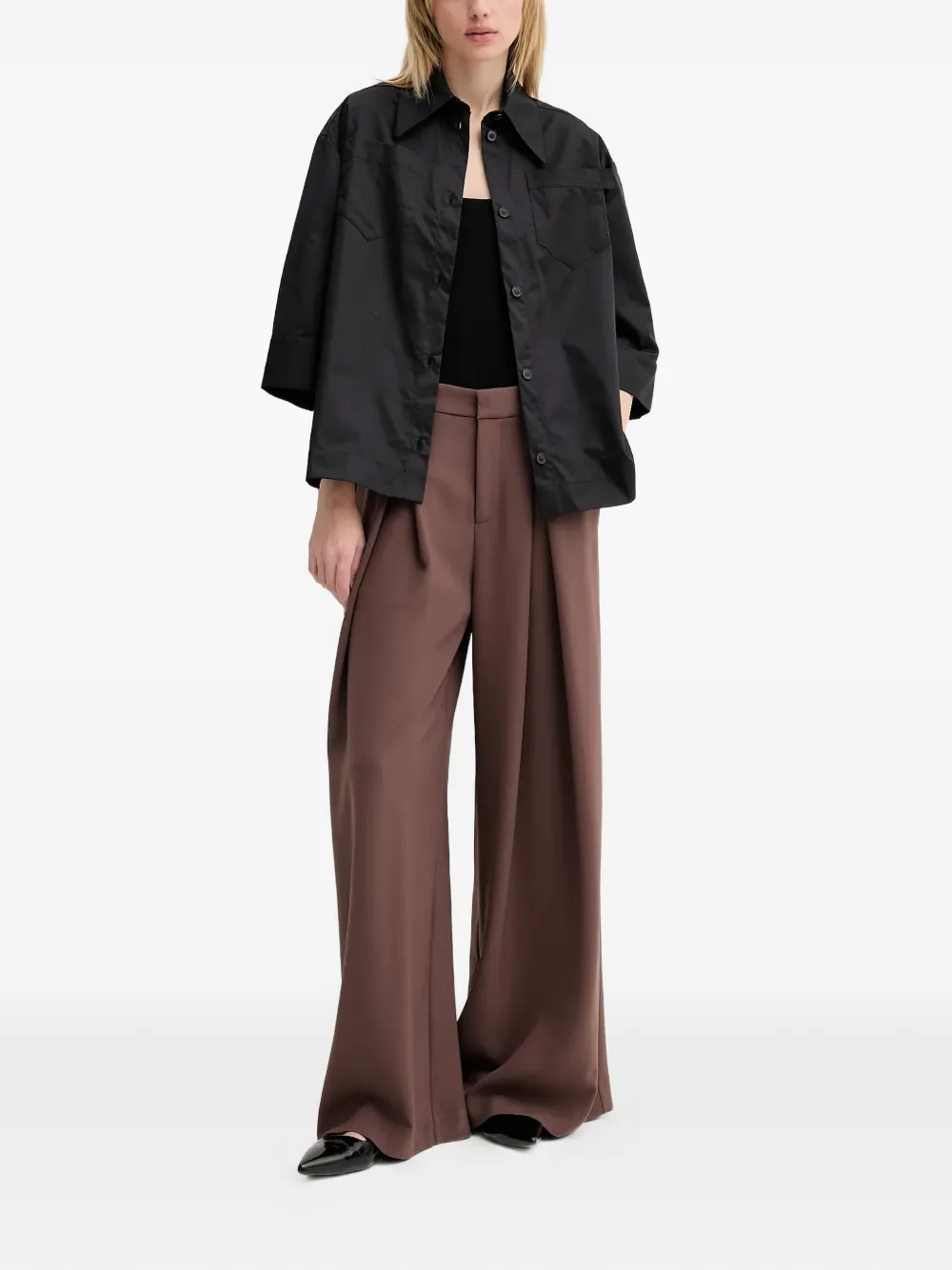 Wide-Sleeved Shirt