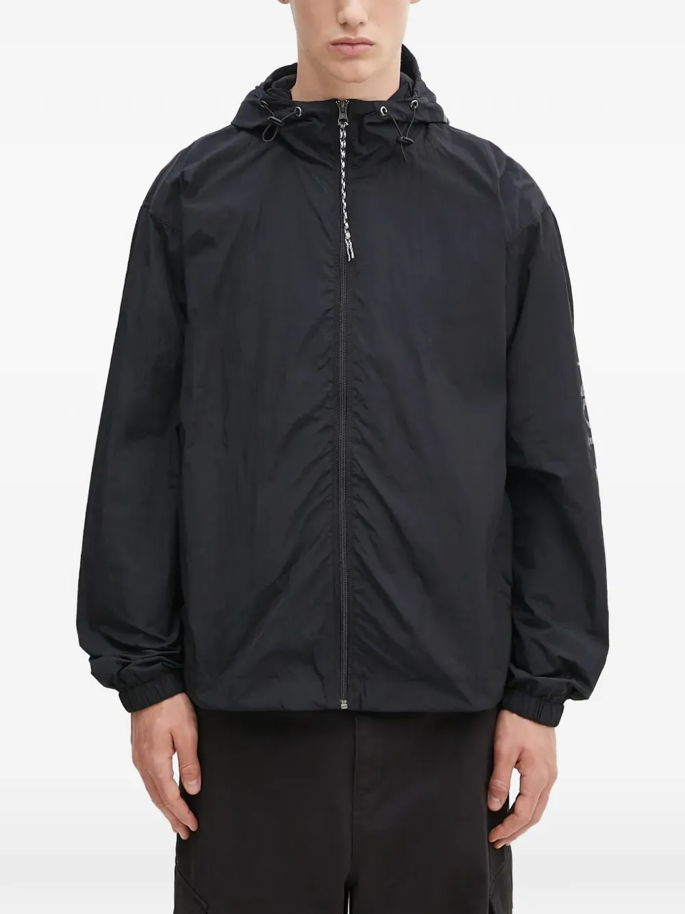 Aries hooded zip jacket | Black | Image 1