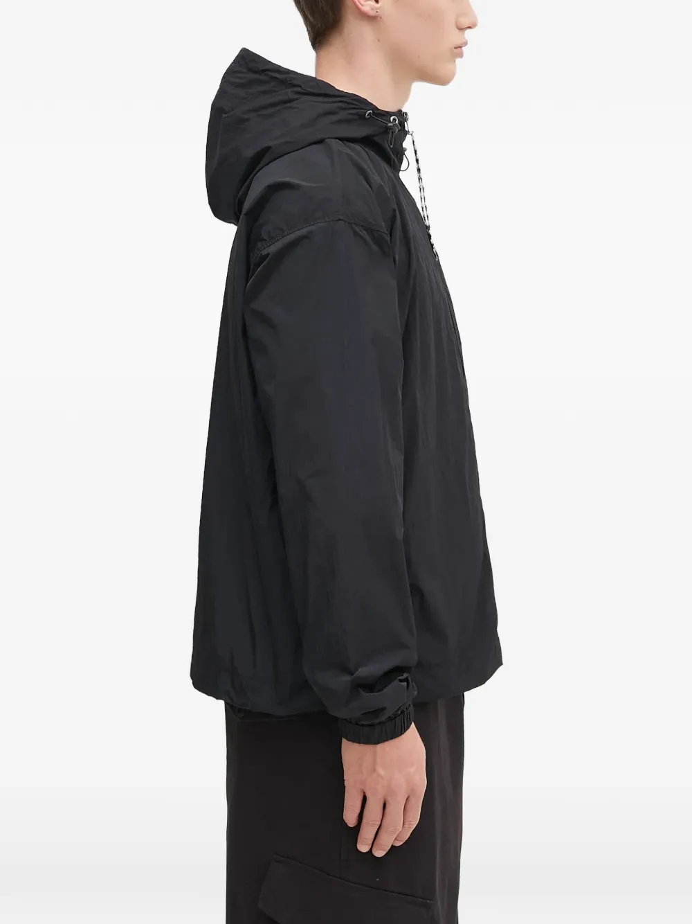  Aries Hooded Zip Jacket - Black 