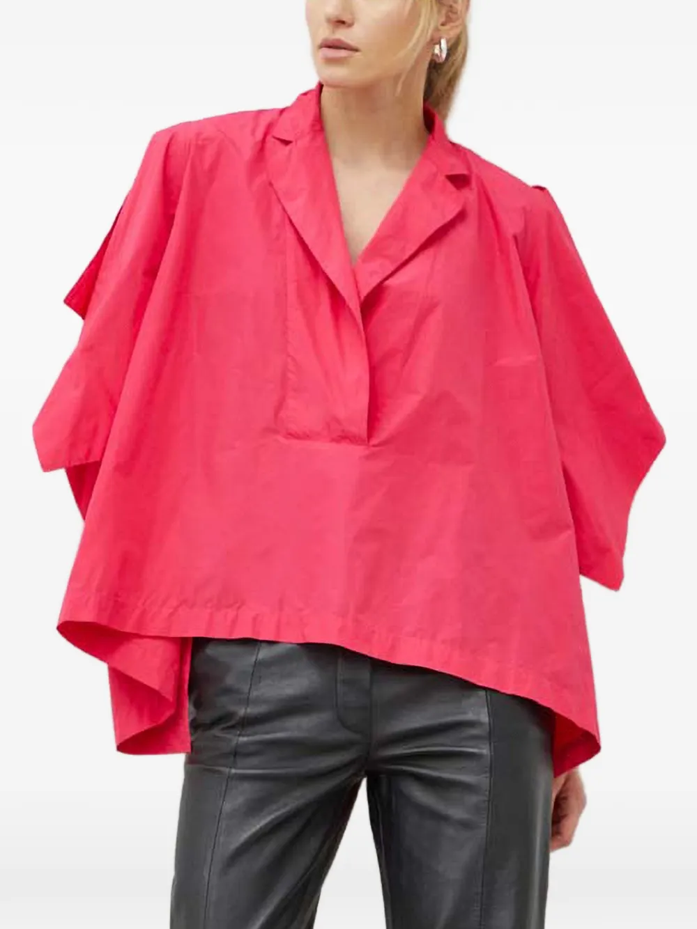 MMC STUDIO collared oversized top | Pink | Image 1