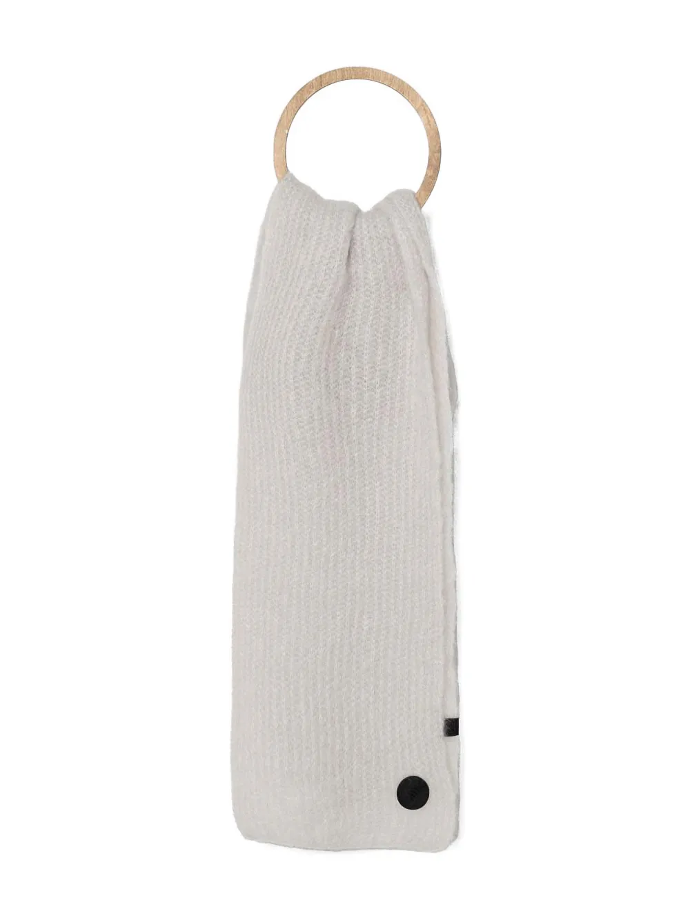 MMC STUDIO textured logo-patch scarf | 灰色 | Image 1