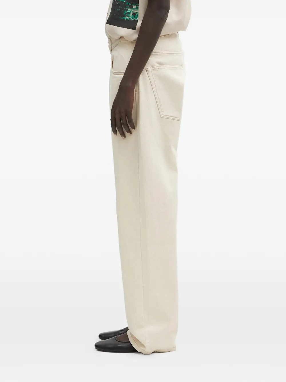 Aries Embroidery Jeans - Neutrals 