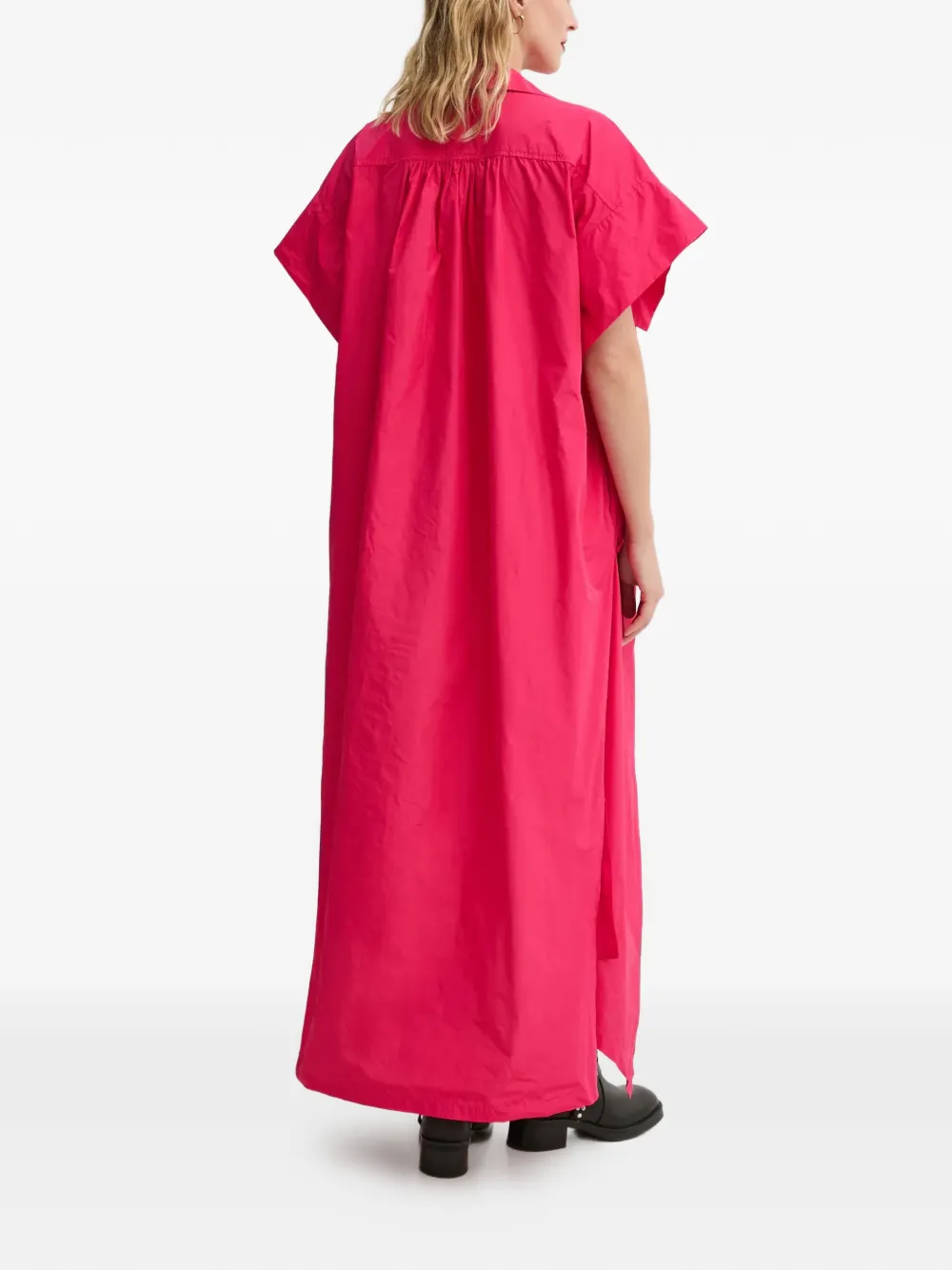  Mmc Studio Short-sleeve Draped Dress - Pink 