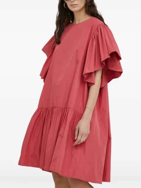 MMC STUDIO ruffled tie mini dress