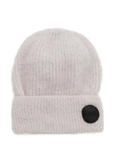 MMC STUDIO gorro de canalé con parche del logo