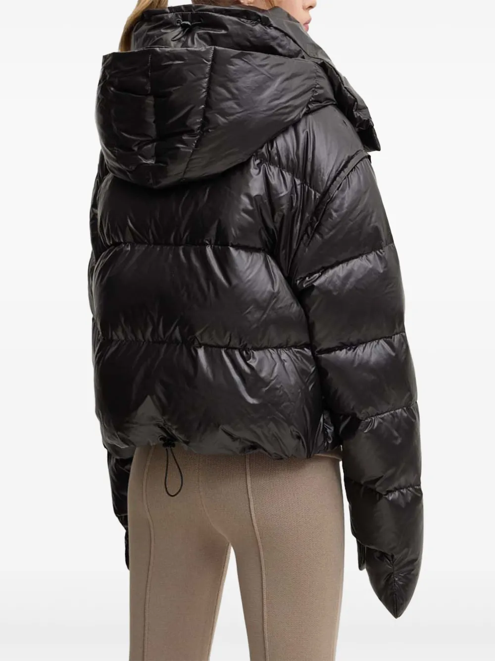 Mmc Studio Rafo Padded Hooded Jacket In Black