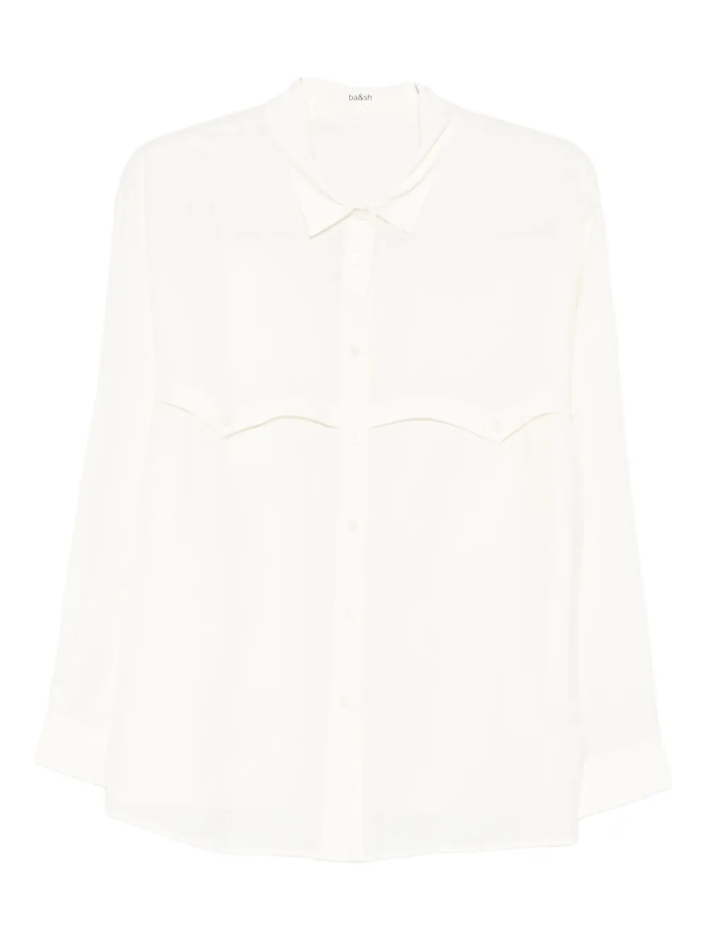 Ba&sh Long Sleeve Shirt In White
