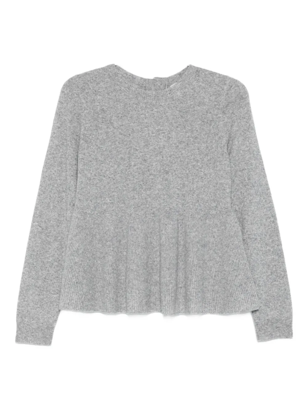 Ba&Sh peplum knitted top | Grey | Image 1