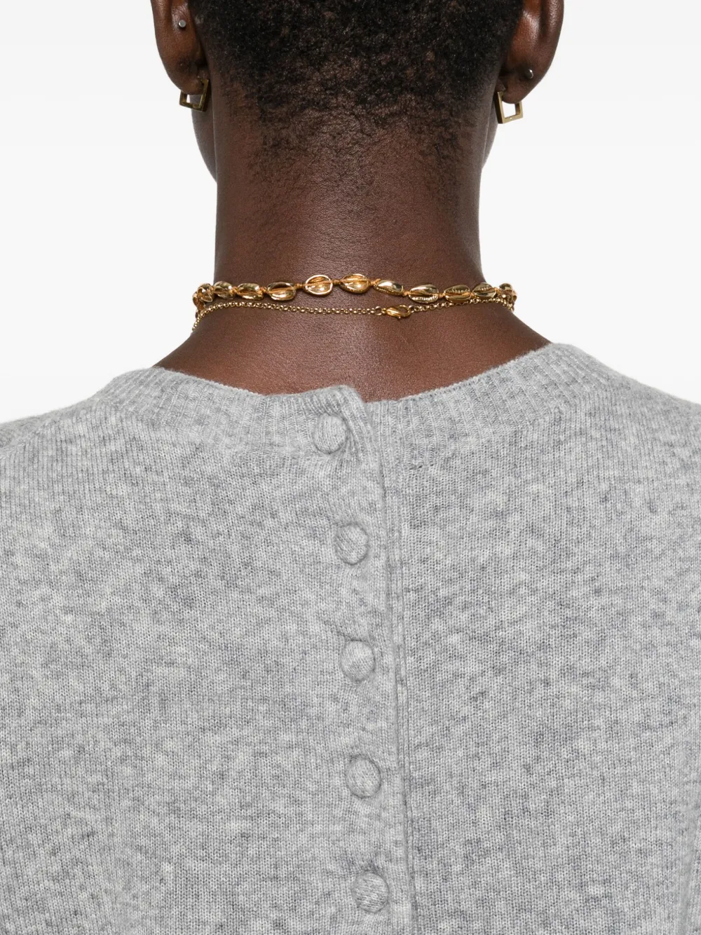 Ba&Sh Top met peplum afwerking Grijs