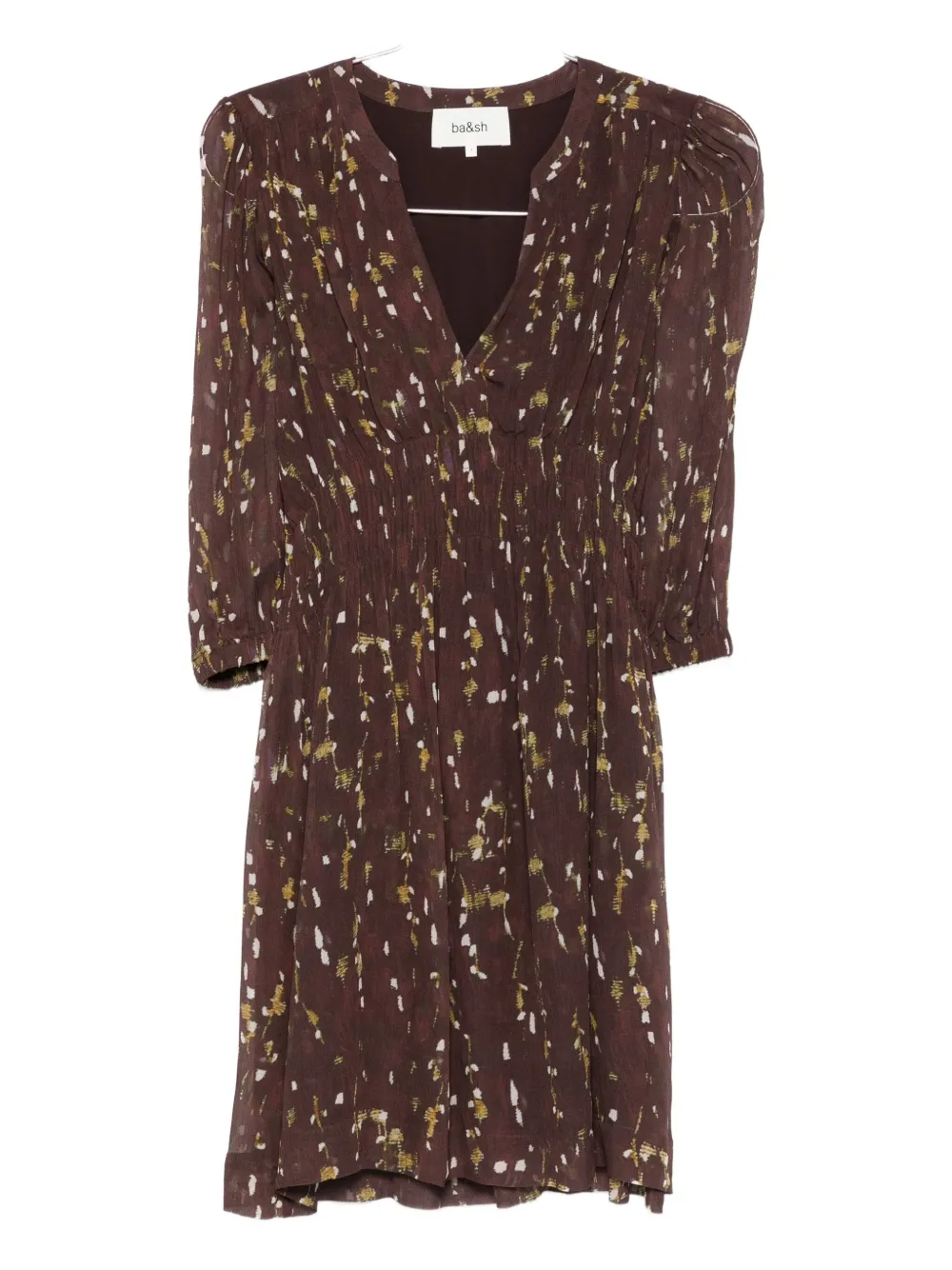 Ba&sh Kanissa Midi Dresss In Brown