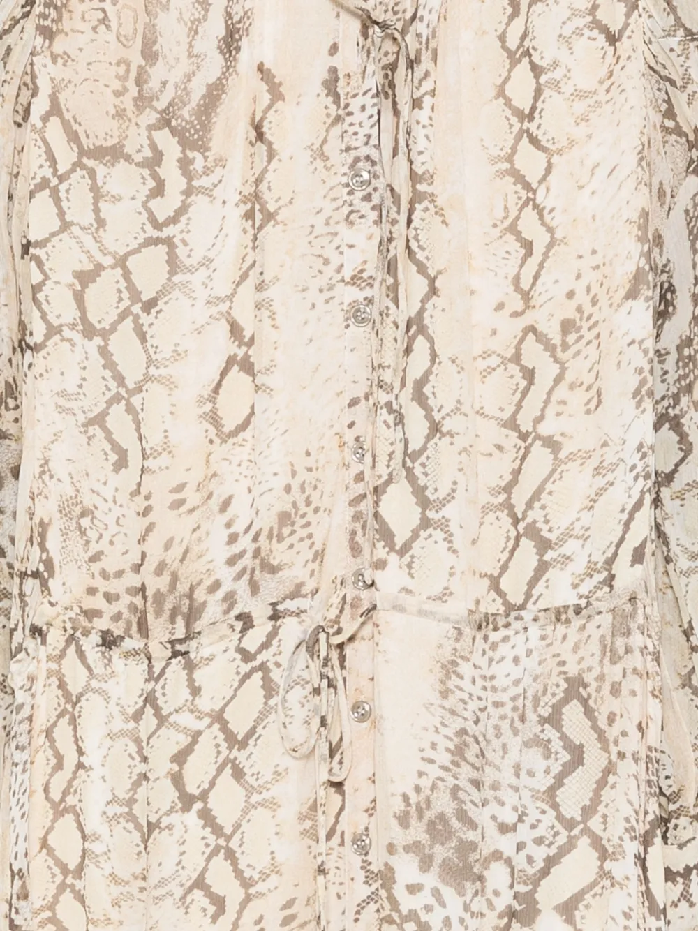 Ba&Sh Sahara midi-jurk Beige