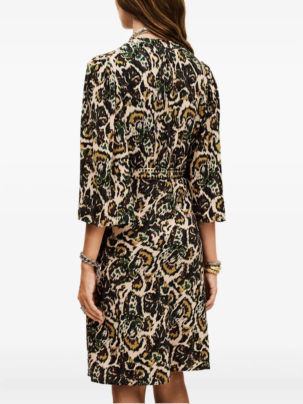Ba&sh Onia Midi Dress In Neutral