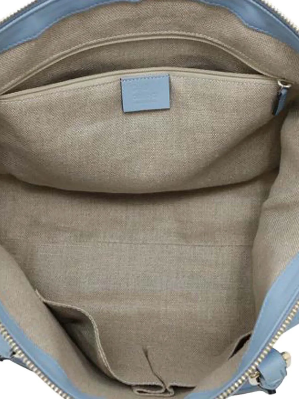 Pre-owned Gucci 2000-2015 Small Microssima Joy Satchel In Blue