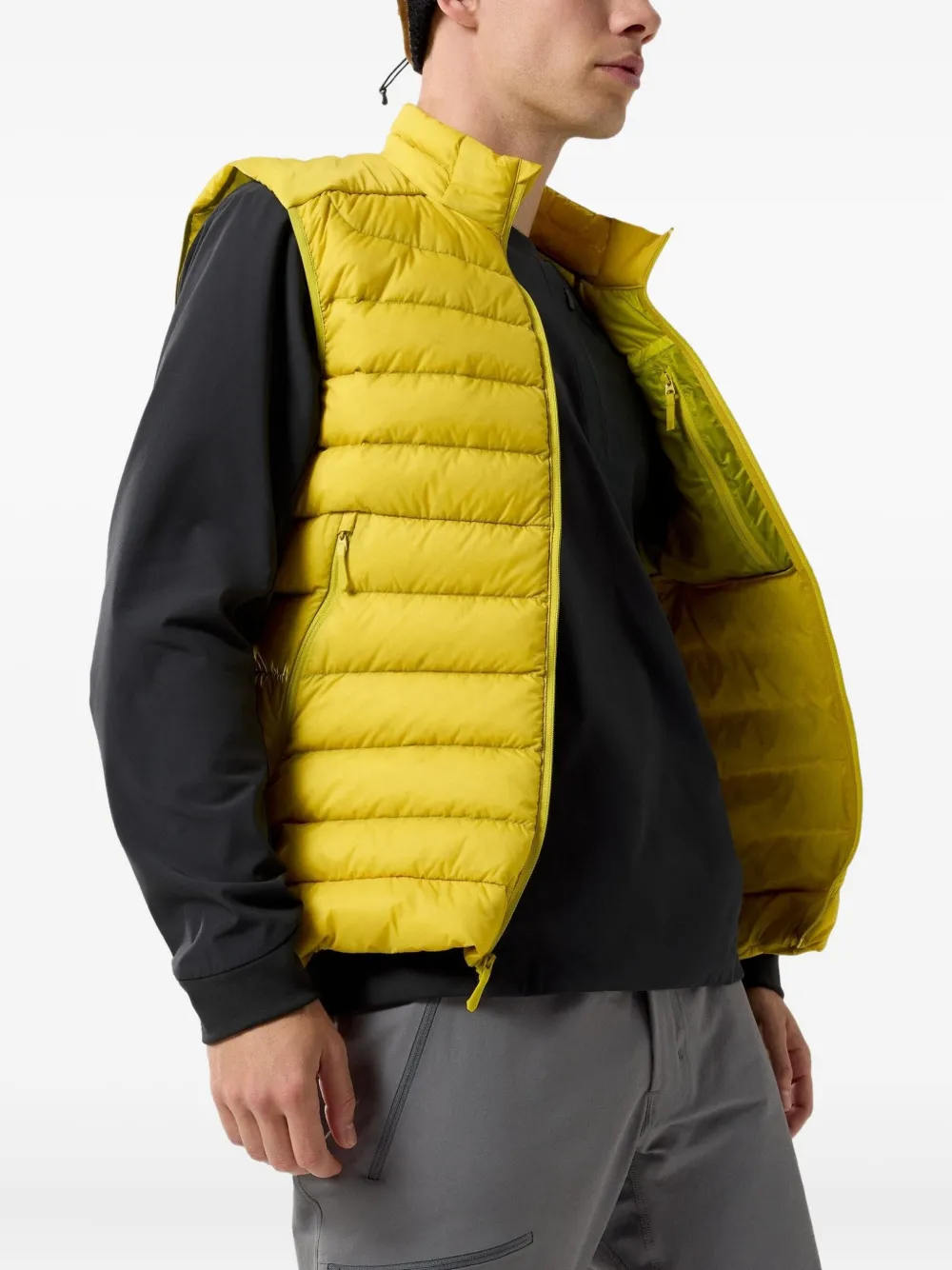 Arc'teryx Cerium Zipped Vest In Yellow