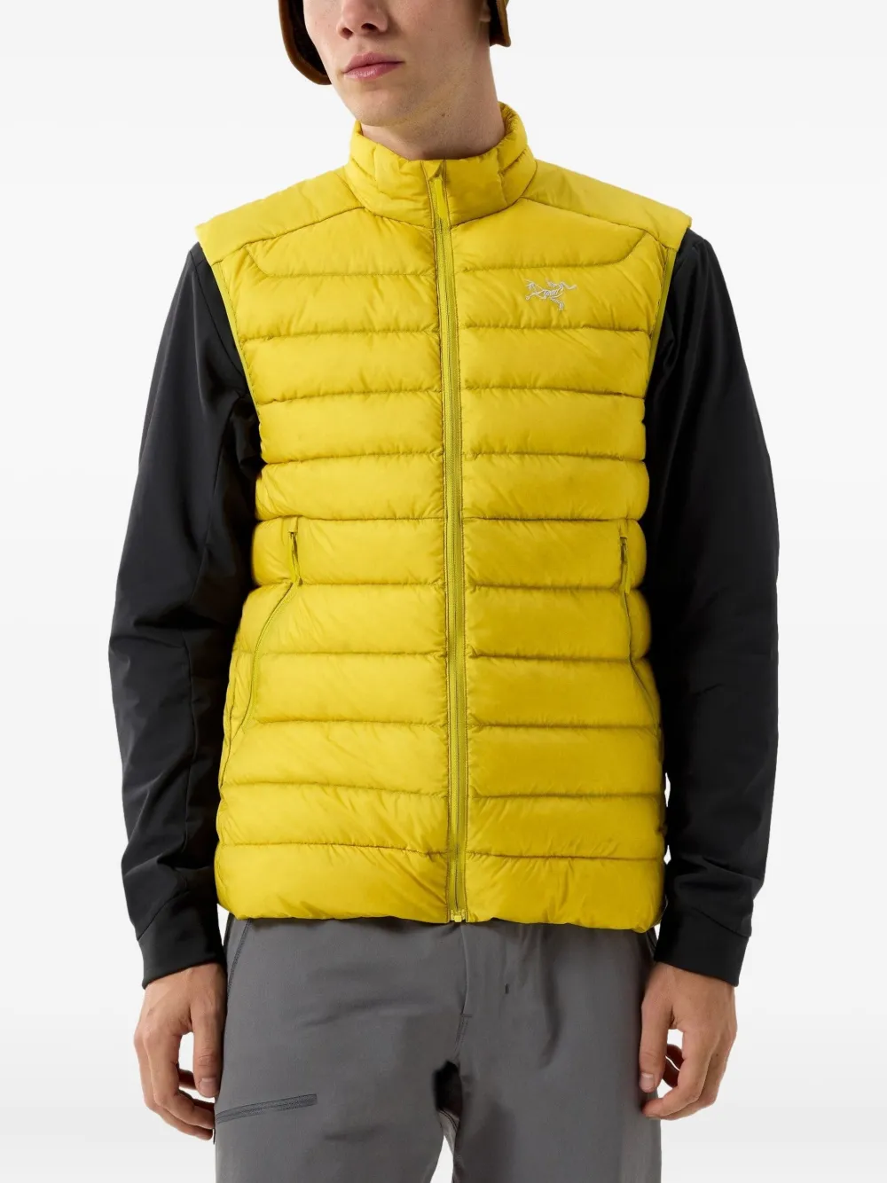 Arc'teryx Cerium Zipped Vest In Yellow