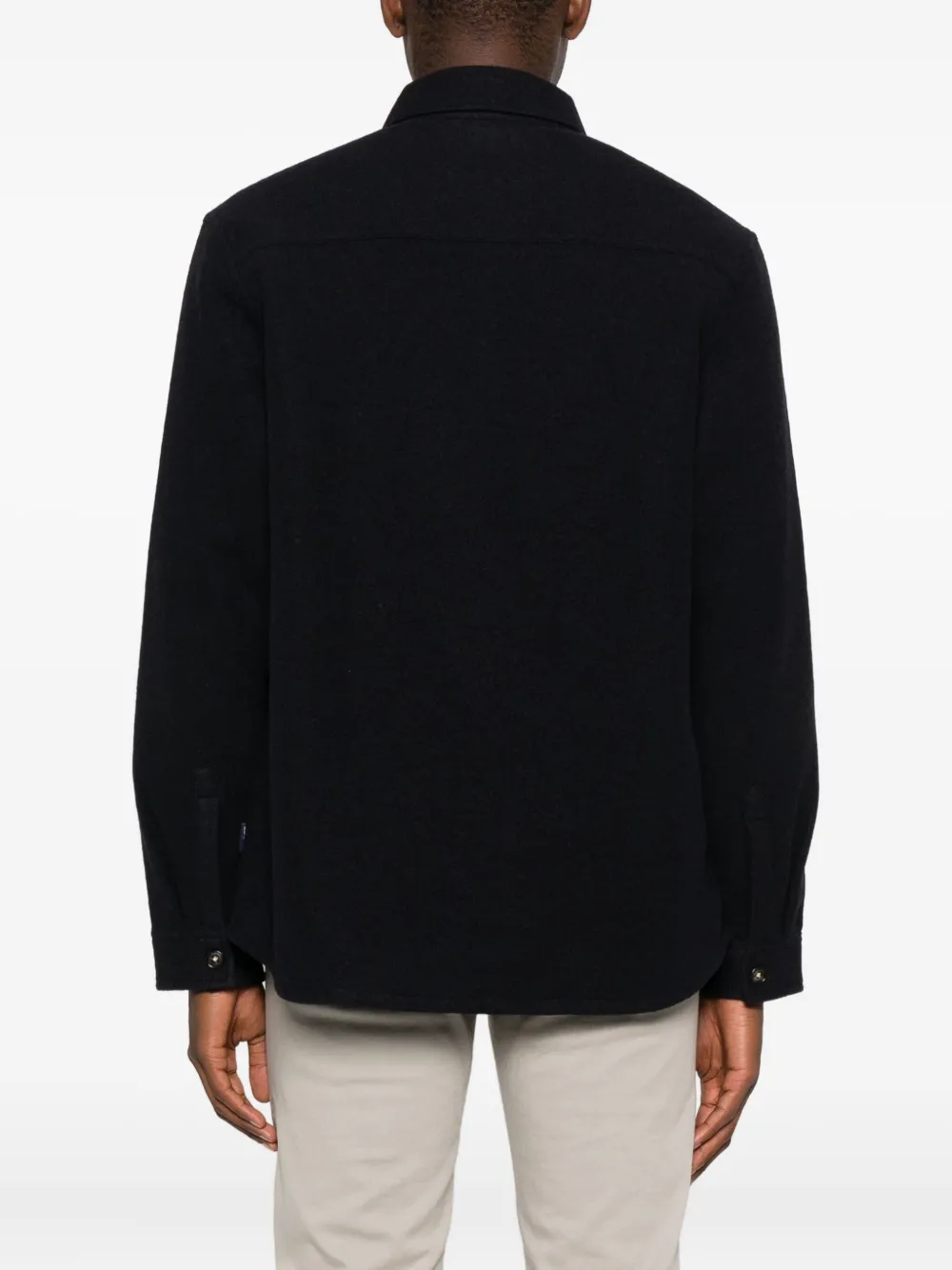 Barbour Button-up shirtjack Zwart