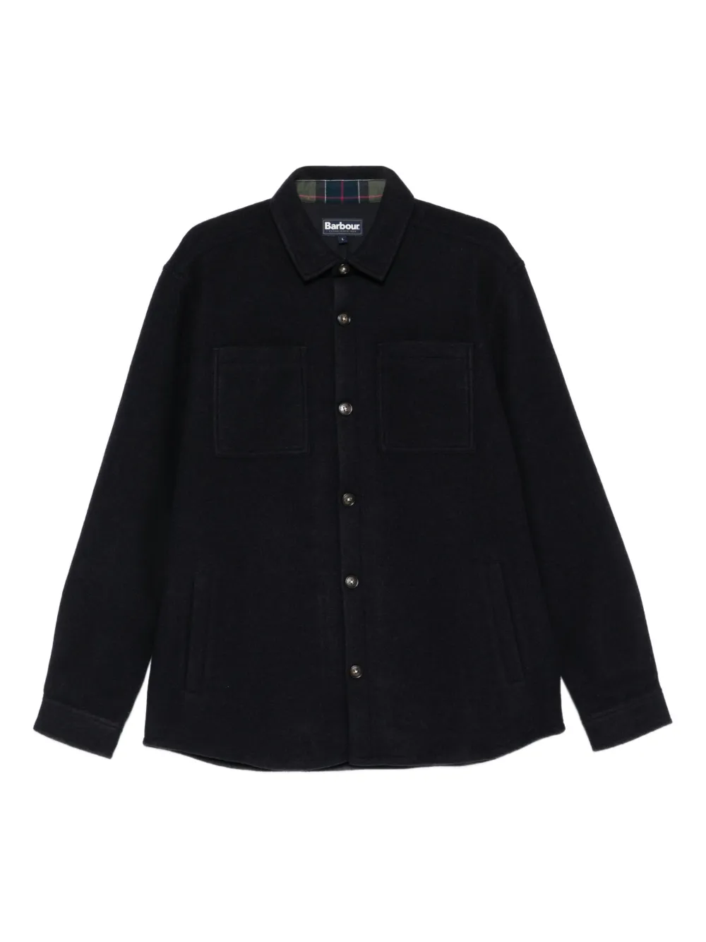 Barbour sobrecamisa con botones | negro | Image 1