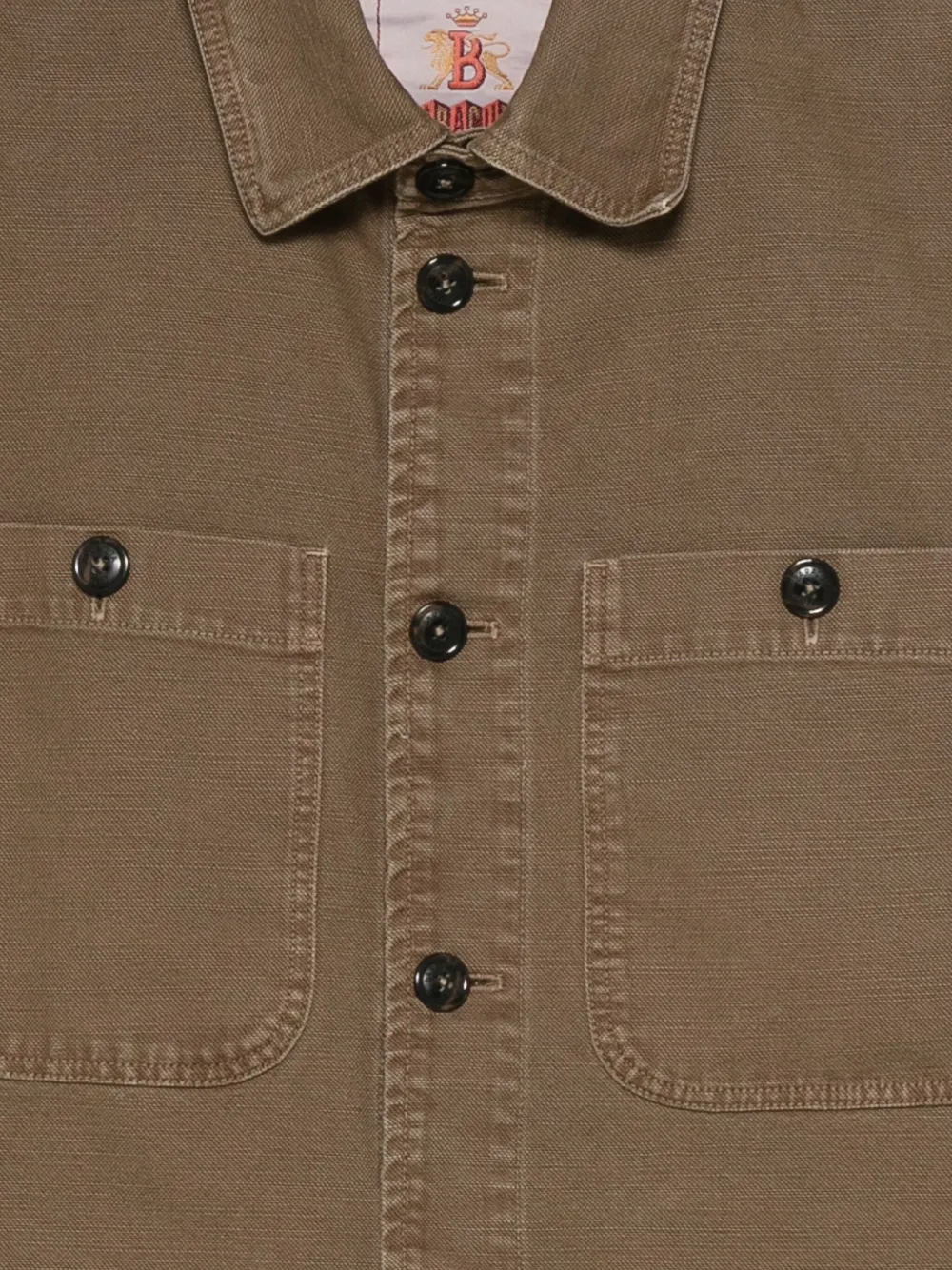 Baracuta Katoenen shirtjack Bruin